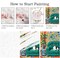 Paint By Number Cat Bathroom Canvas Kit for Adults & Beginners – DIY Acrylic Cat Painting Set for Home Wall Art Decor, 16x20 Inch (Frameless)